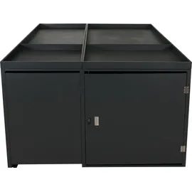 MCW Mülltonnenverkleidung 193 x 130 x 208 cm anthrazit