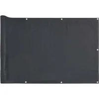 vidaXL Balkon-Sichtschutz 300 x 75 cm Grau PVC