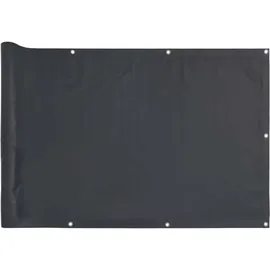 vidaXL Balkon-Sichtschutz 300 x 75 cm Grau PVC