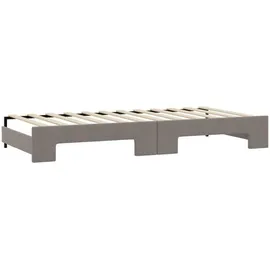 vidaXL Tagesbett 100 x 200 cm Taupe
