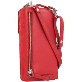 GREENBURRY Nappa Handytasche RFID Leder 8 cm | rot