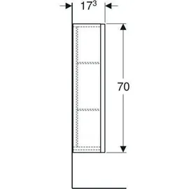 Geberit Renova Plan Hängeschrank mit 1 Tür, 501920011