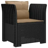 vidaXL 1-Sitzer Sessel 1 x 1 x 1 cm grau