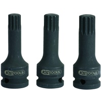 KS Tools 1/2" Kraft-Bit-Stecknuss XZN,lang,M14