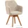 58aufmkessel Armlehnstuhl Mikrofaser beige 2er Set