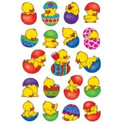 HERMA Schmucketikett Küken im Ei 60 Stück 3686 Decorsticker Ostern
