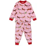 Toby Tiger Pyjama in Rosa | Gr.: 116
