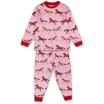 Toby Tiger Pyjama in Rosa | Gr.: 116