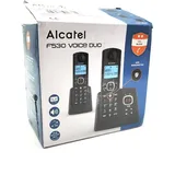 ALCATEL F530 Voice Duo - Schnurloses Festnetztelefon DECT mit Anrufbeantworter - Großes Display - Freisprechfunktion - Anrufblockierungsfunktion -... - Schwarz