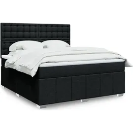 vidaXL Boxspringbett 180 x 200 cm Schwarz