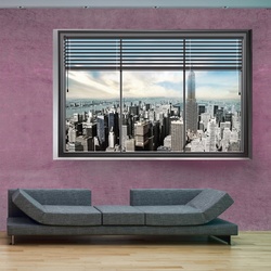 Fototapete - New York Fenster II