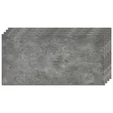 Deccart Paneele Betonoptik Grau 100x50 cm 8 Stück