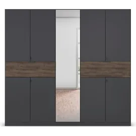 Rauch Drehtürenschrank Ticao 226 x 210 x 54 cm Grau