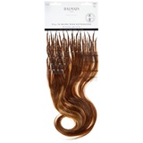 Balmain Micro Ring Extensions Human Hair 50 Stück 40 Cm Länge Farbe Dark Gold Blonde #6g.8g