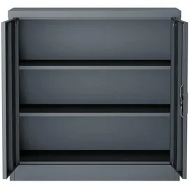 [en.casa] Aktenschrank, Molise (90 x 40 x 90 cm, Arbeitszimmer, Aktenschränke