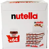 Ferrero nutella Nuss-Nougat-Creme, 64 St. je 25,0 g/1,6 kg