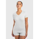 SMILODOX T-Shirt Nela Modal, in Grau Melange | Gr.: XS