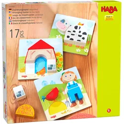 Haba Lernspielzeug Zuordnungsspiel Bauernhof 1 St