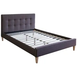 Homestyle4u Polsterbett 180 x 200 cm Braun