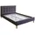 Homestyle4u Polsterbett 180 x 200 cm Braun