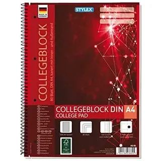 Stylex Collegeblock A4, kariert