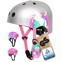 99flips Skaterhelm Kinder - Fahrradhelm Mädchen 8 Jahre - Helm Kinder