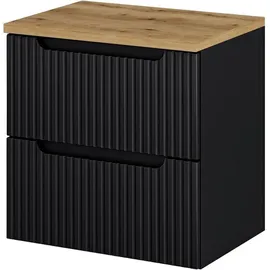 [en.casa] - Waschtischunterschrank Skelbolu 60x60x40 cm)