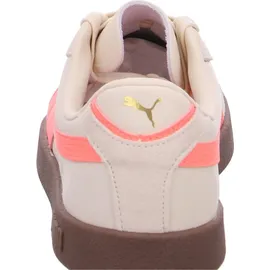 Puma Club II Era Sneaker, Alpine Snow-Fluro Peach PES-Gum, 40.5 EU