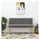 vidaXL Sitzbank Grau 140 x 56 cm