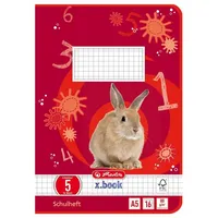 Herlitz Schulheft x.book Lineatur 5 kariert DIN A5 16 Blatt, 1 St.