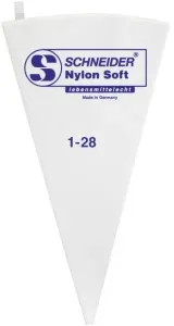 SCHNEIDER NYLON Soft Spritzbeutel, Mehrmals verwendbare Spritztüte aus synthetischem Gewebe mit Spezialbeschichtung, Größe: 1 – 28 cm