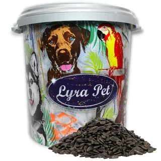 Lyra Pet Sonnenblumenkerne schwarz 10 kg in 30 L Tonne