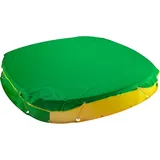 Sandkastenabdeckung 150x150 cm Premium Grün Wetterschutz Abdeckplane Robust