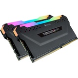 Corsair Vengeance RGB PRO schwarz DIMM Kit 16GB, DDR4-2933, CL16-18-18-36 (CMW16GX4M2Z2933C16)