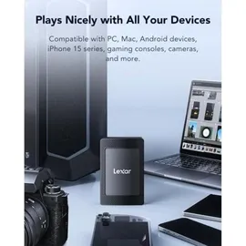 Lexar SL500M 2 TB USB-C Schwarz LSL500M002T-RNBNG