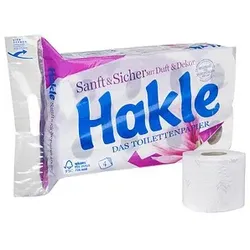 Hakle Toilettenpapier Sanft & Sicher 4-lagig, 8 Rollen