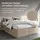 home collective Boxspringbett 160 x 200 cm H3 Beige