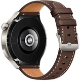 Classic 48 mm Lederarmband dunkelbraun