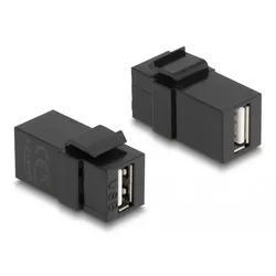 Delock Modulare Eingabe - USB Type A - Schwarz
