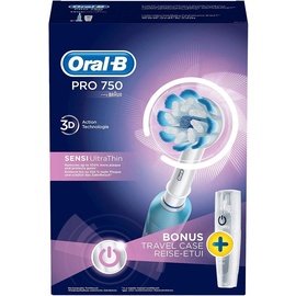 Oral B Pro 1 750 blau + Reiseetui