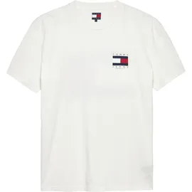 Tommy Hilfiger TJM REG FLAG GRAPH BCKPRNT T Rundhals weiß 3XL