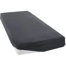 Andas Spannbettlaken Jersey 180 x 200 cm grau