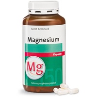 Sanct Bernhard Magnesium Kapseln mit reinem Magnesium, Inhalt 340 Kapseln