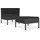 vidaXL Garten-Lounge-Set 2-tlg. schwarz 310207