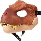 XBHNISDH Dinosaurier Maske Dino Maske Beweglicher Kiefer Velociraptor Dino Maske Tier Masken Latex Dinosaurier Kopf Maske für Halloween Kostüme Party (B)