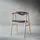 Hammel Furniture Holzstuhl Findahl by Hammel Tradition Leder beige
