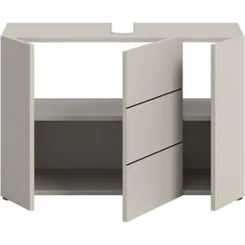 WELLTIME Waschbeckenunterschrank BIEL 82 x 56 cm Schwarz