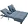 Ell + Ell Schlafsofa Tilda 2-Sitzer Polyester Blau