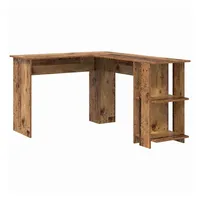 VidaXL Eckschreibtisch Altholz Braun