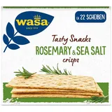 Wasa Knäckebrot Tasty Snacks Crisp Rosmarin, 10er Pack (10 x 190g)